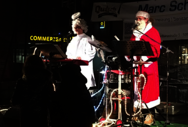 Sang Jochilaus & Erdenengel Christopherus beim Winterzauber Rodenkirchen