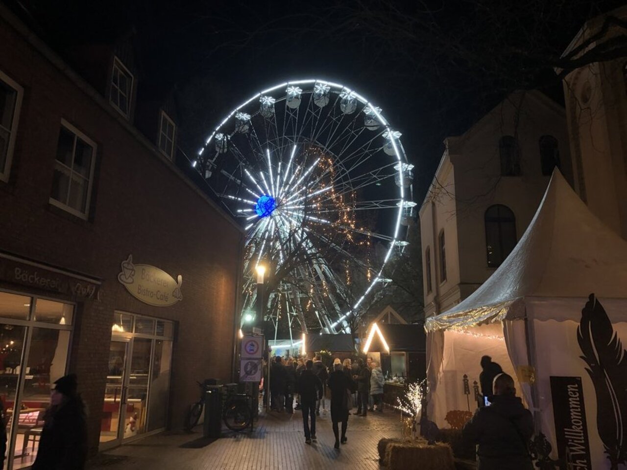 Das Riesenrad Weihnachtsmarkt Leer 