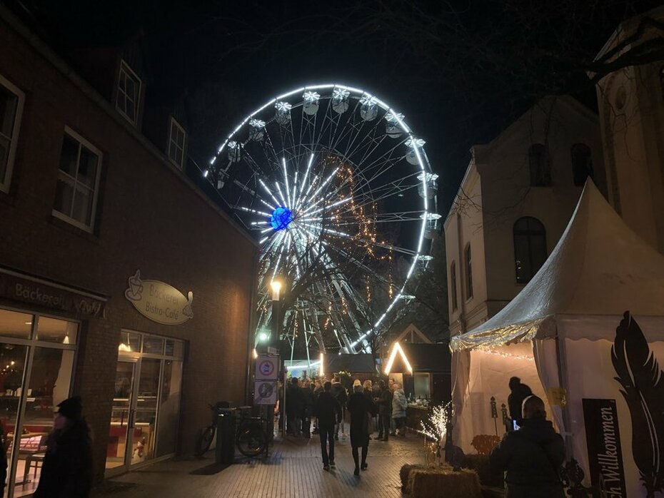 Das Riesenrad Weihnachtsmarkt Leer 